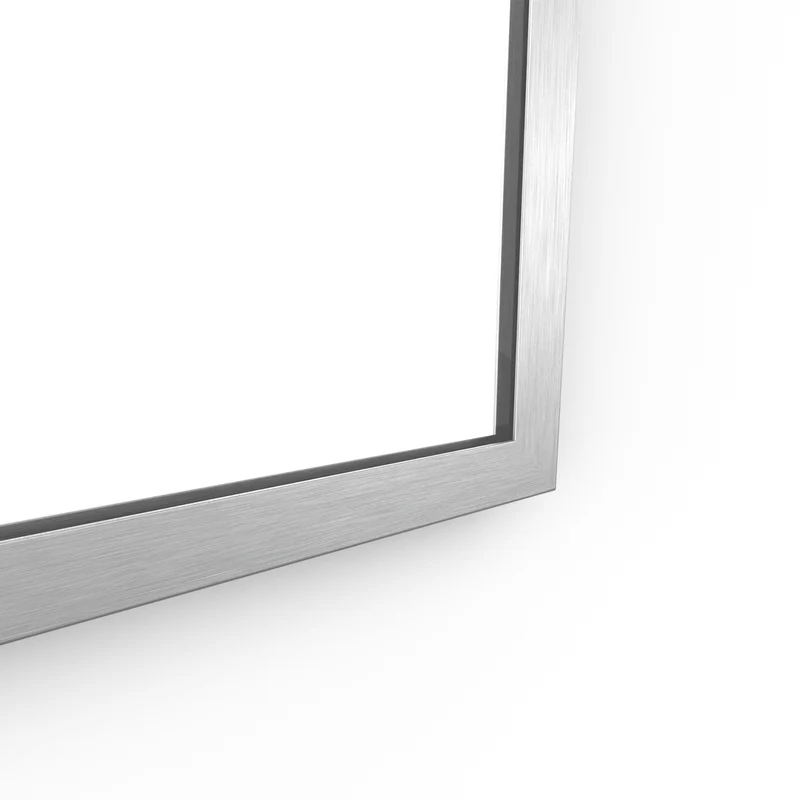 Origins Living Docklands Rectangular Mirror 50x80cm - Brushed Stainless Steel