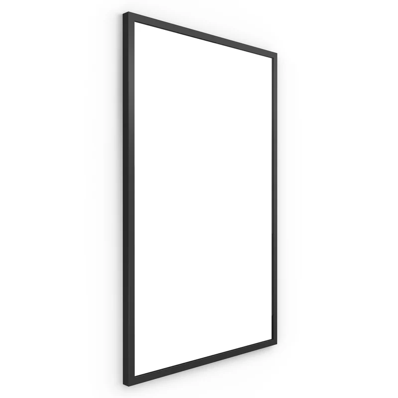Origins Living Docklands Rectangular Mirror 50x80cm - Matt Black