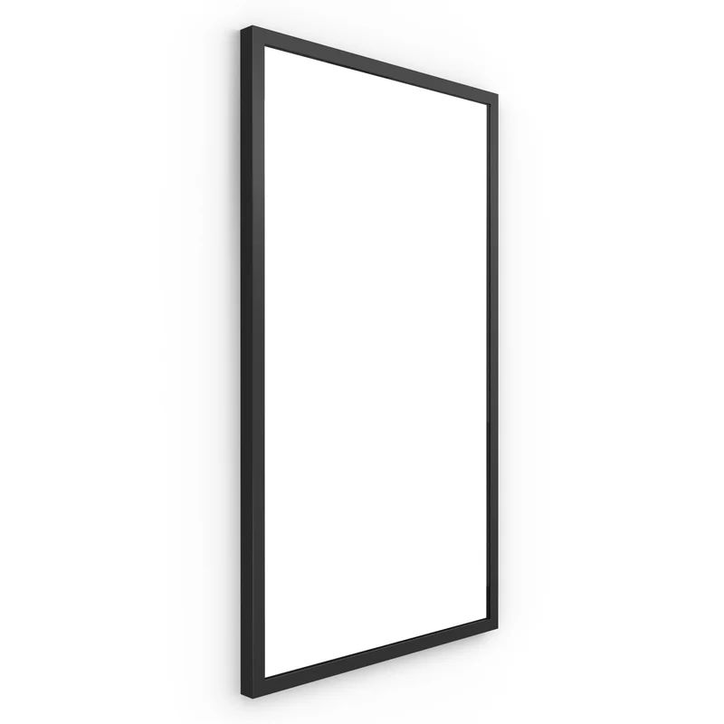 Origins Living Docklands Rectangular Mirror 40x70cm - Matt Black