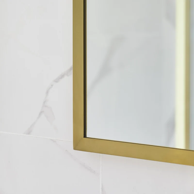 Origins Living Docklands Rectangular Mirror 50x80cm - Brushed Brass