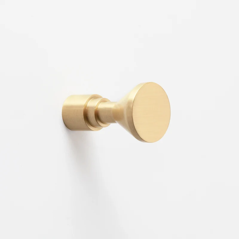 Origins Living Smith Hook - Brushed Brass
