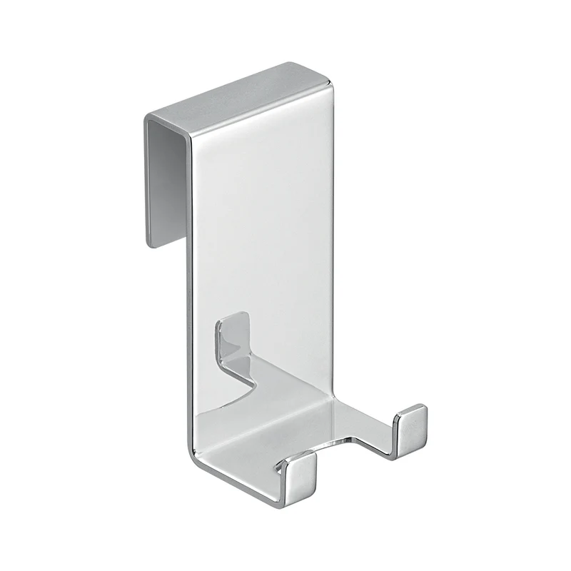 Gedy Double Hook Over Glass - Chrome