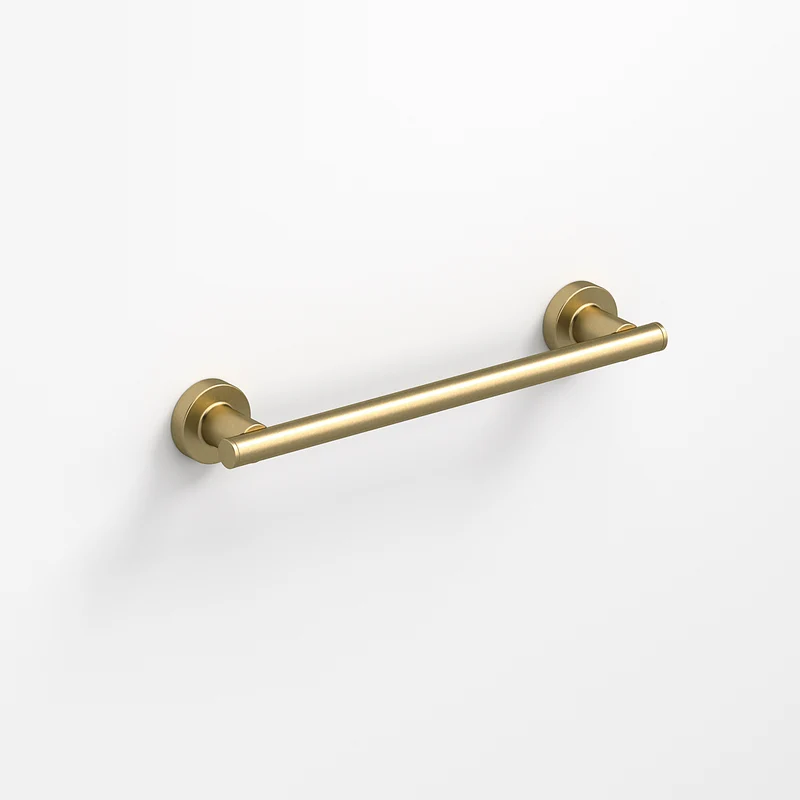 Sonia Tecno Project Towel Rail 33cm - Brushed Brass