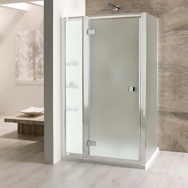 Volente 800mm Side Panel Frosted - Chrome