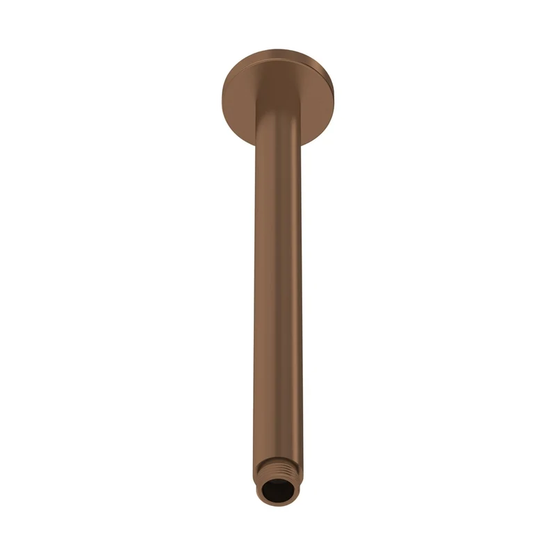 Nuie Round Ceiling Arm 300mm Contemporary Brushed Bronze Brass 380x60x60mm