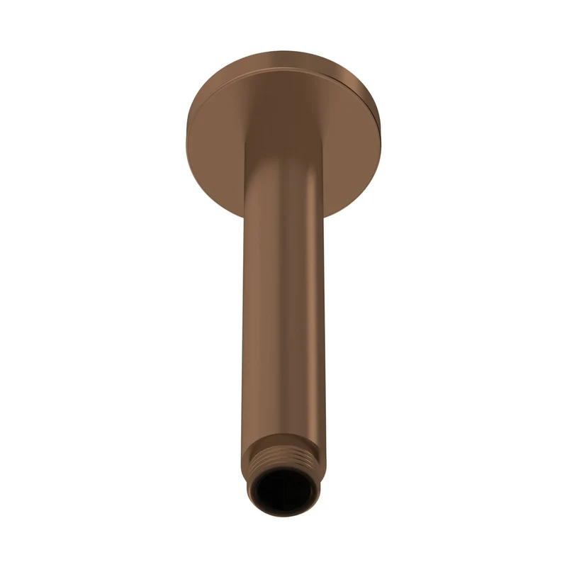Nuie Round Ceiling Arm 150mm Contemporary Brushed Bronze Brass 225x60x60mm