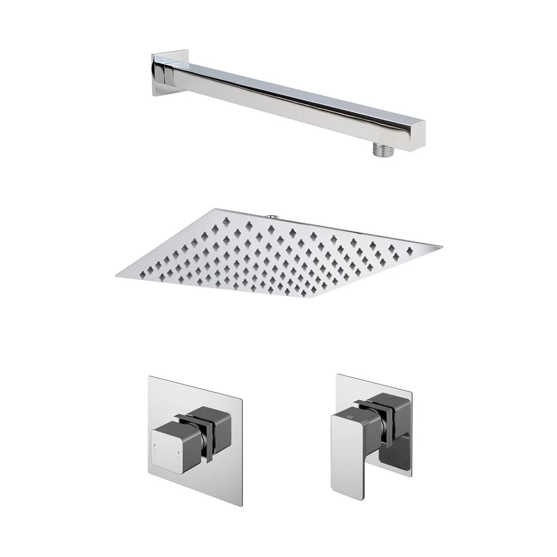 Nuie 1 Outlet Bundle Windon Contemporary Chrome Brass ABS - SBS125ST1