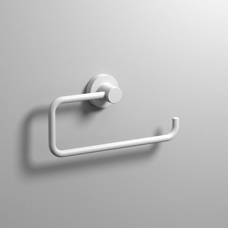 Sonia Tecno Project Open Towel Ring - Matt White