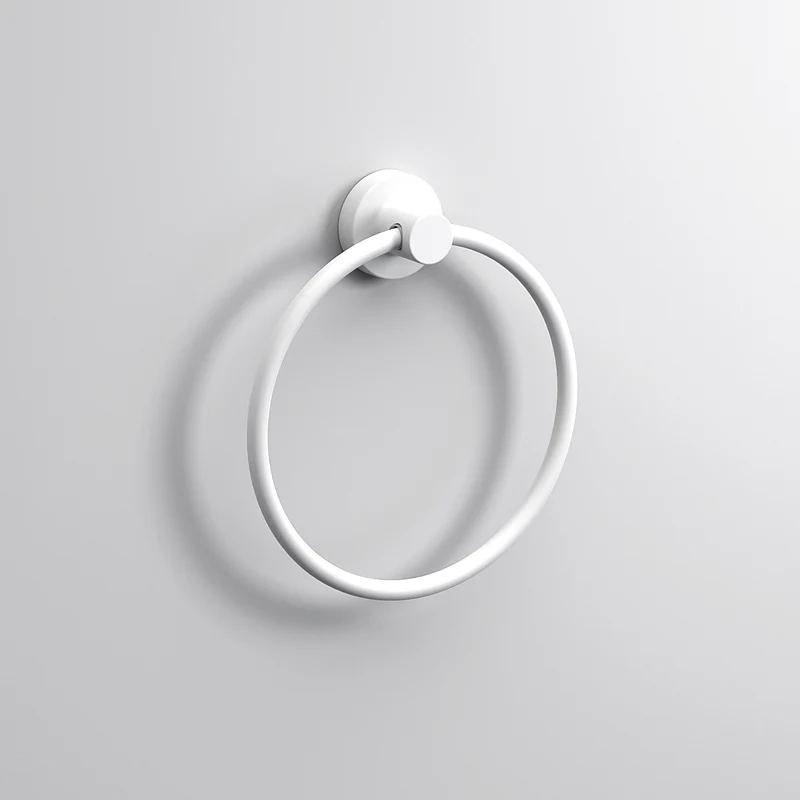 Sonia Tecno Project Towel Ring - Matt White