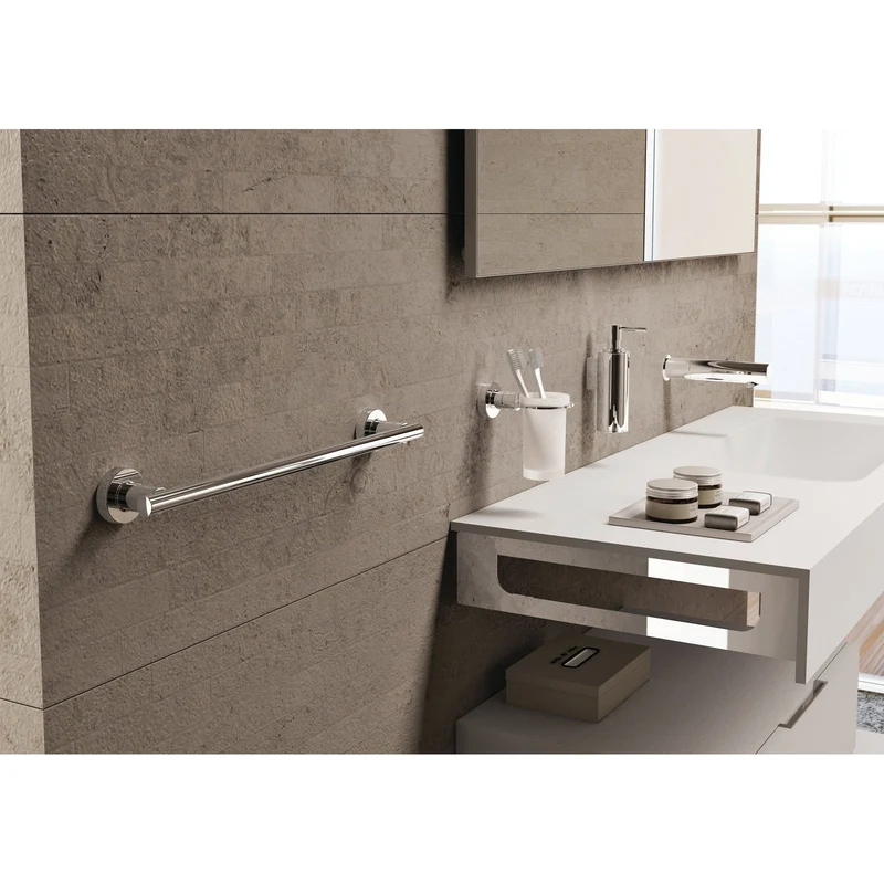 Sonia Tecno Project Glass Shelf 50cm - Chrome