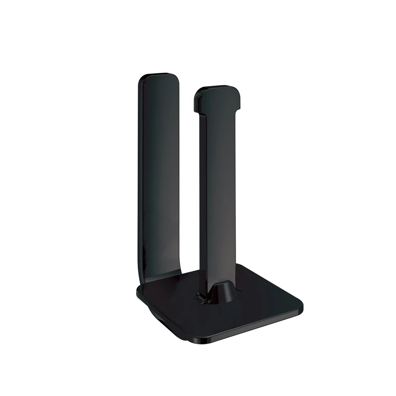 Gedy Outline Spare Toilet Roll Holder - Matt Black
