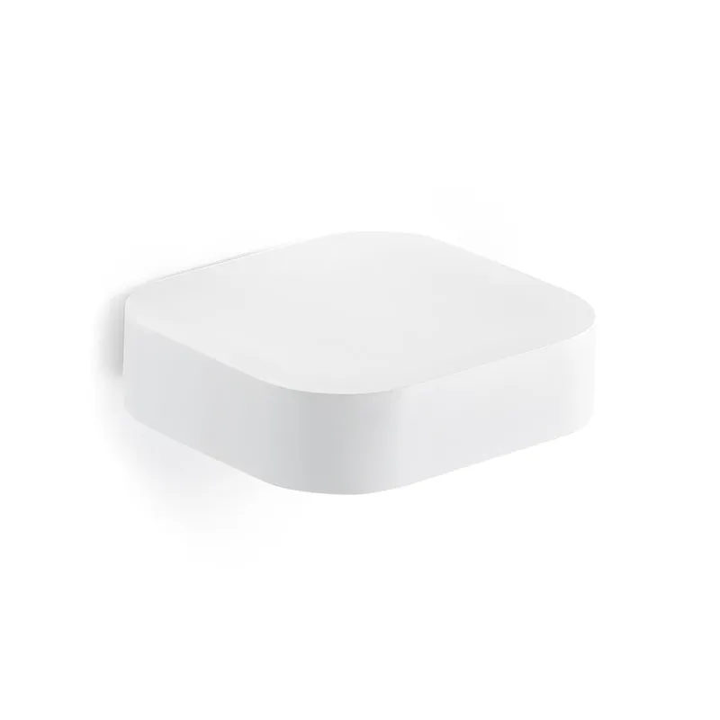 Gedy Outline Metal Soap Dish - Matt White