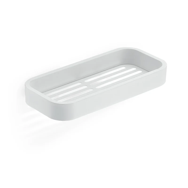 Gedy Outline Shower Basket - Matt White