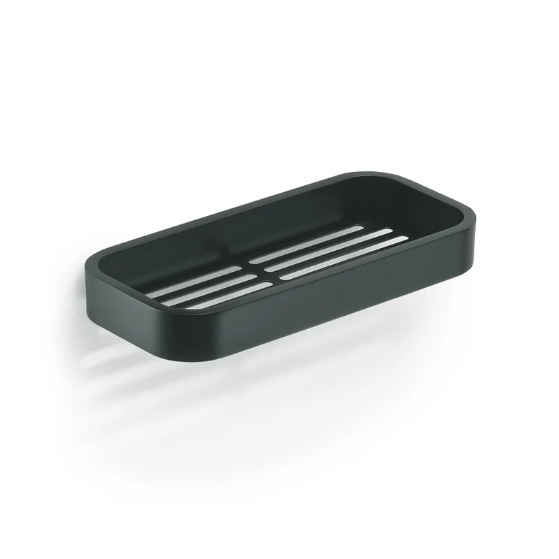 Gedy Outline Shower Basket - Matt Black