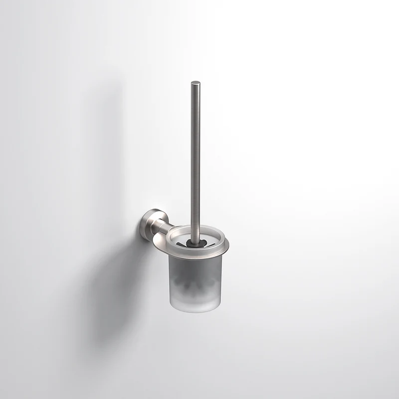 Sonia Tecno Project WC Brush Set - Brushed Nickel
