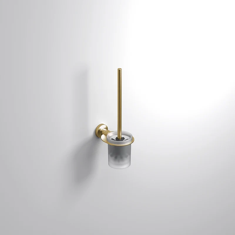 Sonia Tecno Project WC Brush Set - Brushed Brass