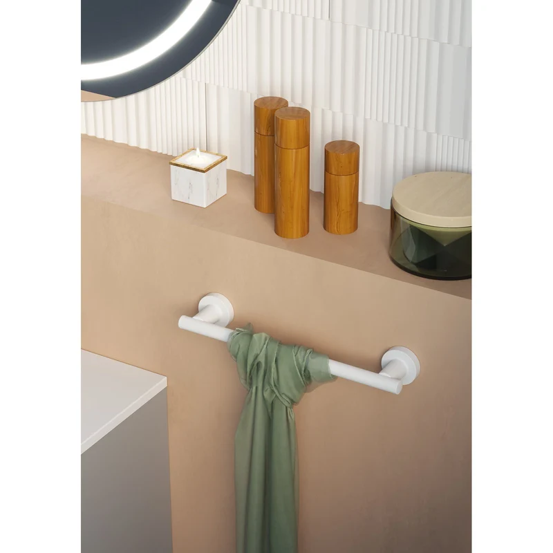 Sonia Tecno Project Towel Rail 66cm - Matt White