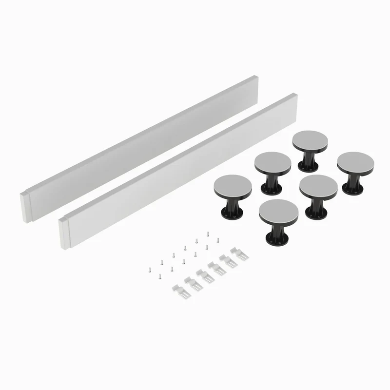 Nuie Easy Plumb Leg & Plinth Riser Set For Shower Trays - Gloss White