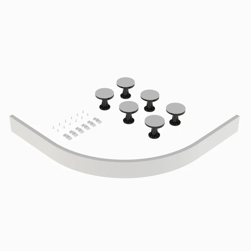 Nuie Easy Plumb Leg & Plinth Riser Set For Shower Trays - Gloss White