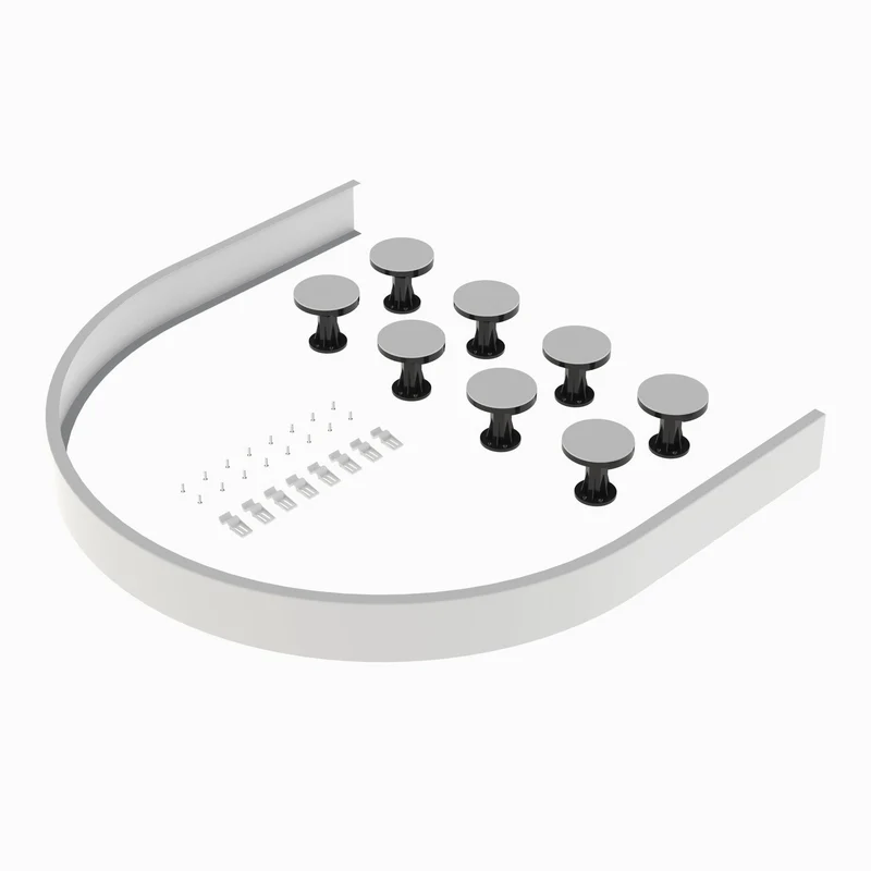 Nuie Easy Plumb Leg & Plinth Riser Set For Shower Trays - Gloss White