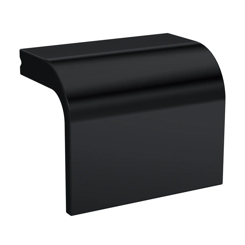Square Drop Furniture Handle - Matt Black
