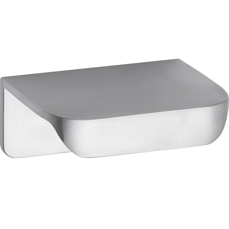 Small Rear Fixed Furniture Handle - Satin Chrome