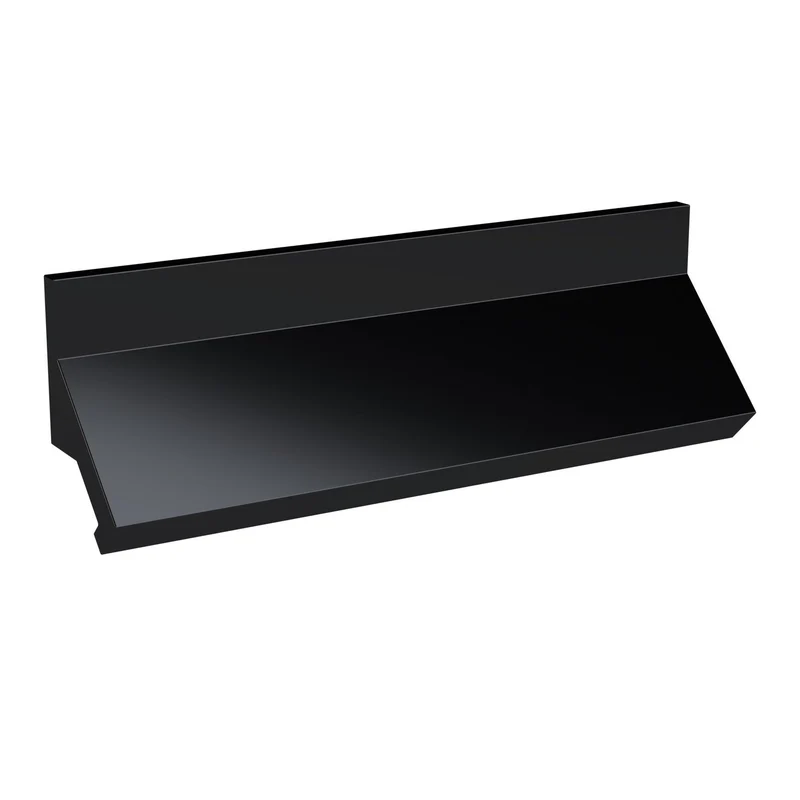 Finger Pull Furniture Handle - Matt Black