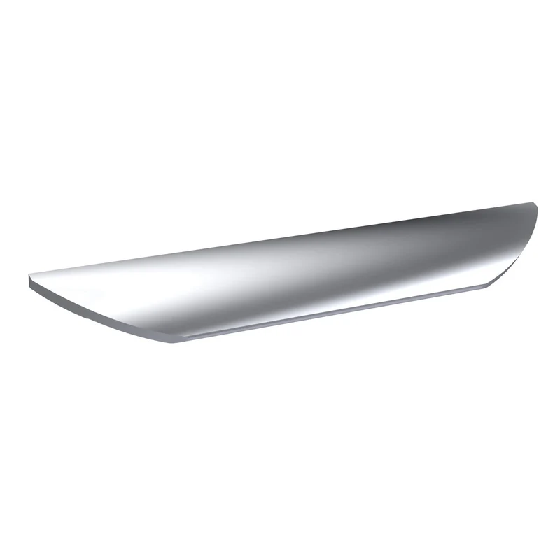 Finger Pull Furniture Handle - Chrome