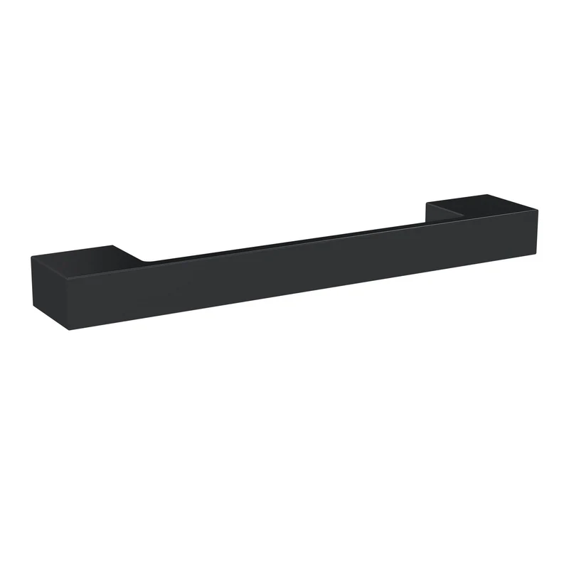 D Bar Furniture Handle, 152mm Wide With 128mm Centres - Matt Black