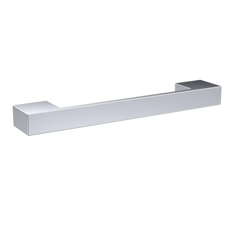 D Bar Furniture Handle, 152mm Wide With 128mm Centres - Chrome