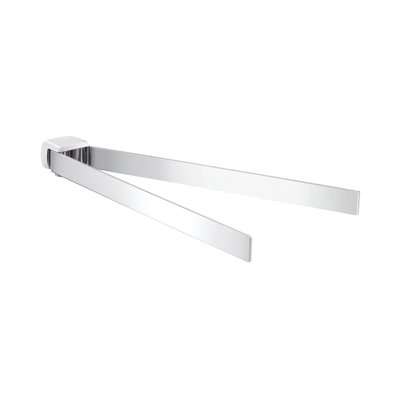 Gedy Pirenei Double Swing Towel Rail - Chrome