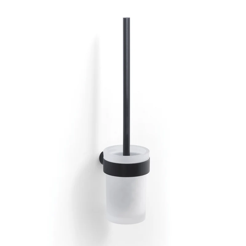 Gedy Pirenei WC Brush Set Wall Mounted - Matt Black