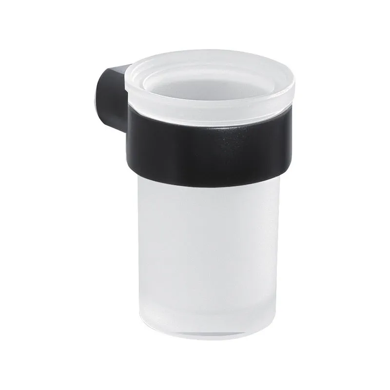 Gedy Pirenei Tumbler Holder - Matt Black