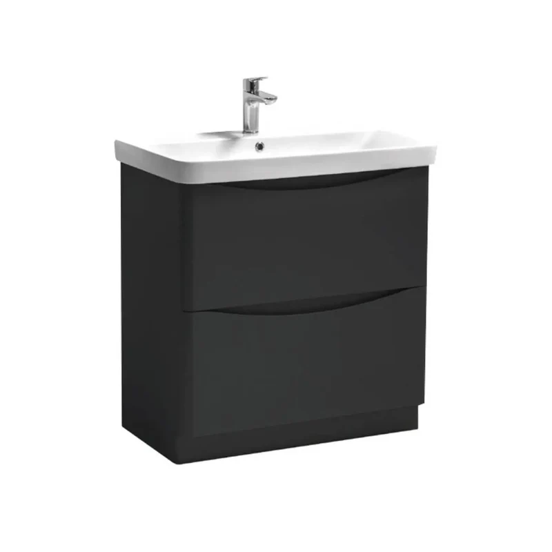 Josef Martin HAPPI 800mm Floor Standing Vanity Unit & Basin - Anthracite