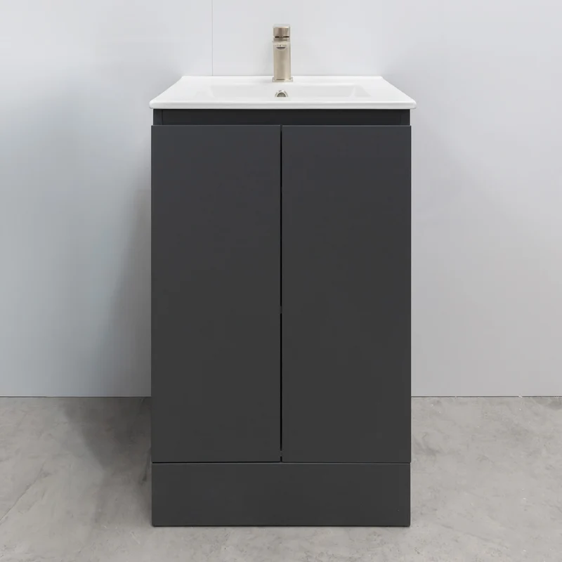 Halite 500mm Vanity Unit with Basin - Matt Henbury Grey