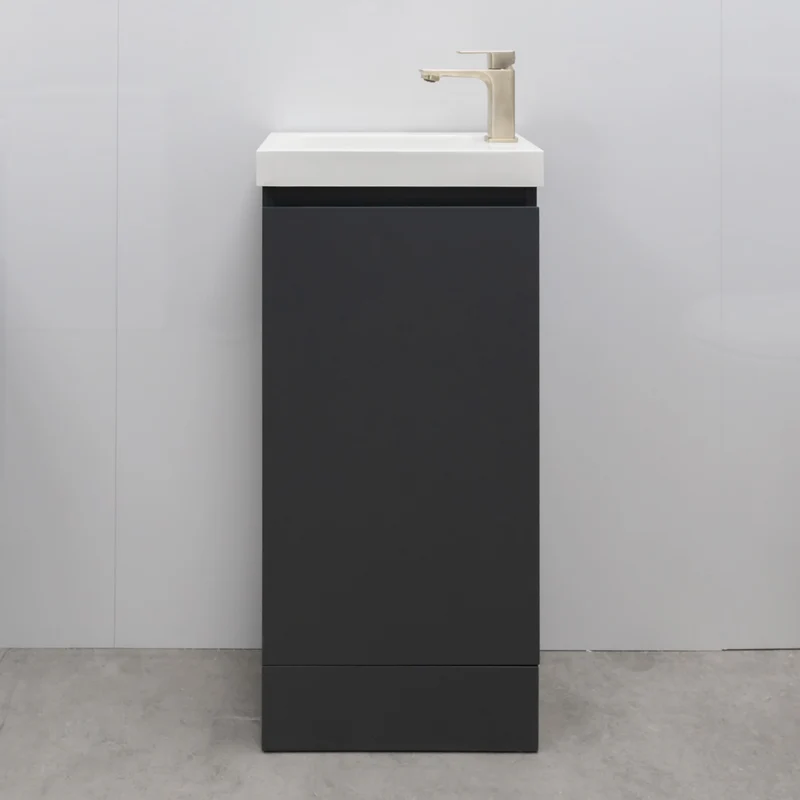 Halite 400mm Vanity Unit with Basin - Matt Henbury Grey