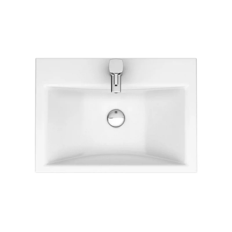 Nuie Mayford Cloakroom 450 x 320mm Floor Standing Vanity Unit With 2 Doors & Ceramic Basin - Gloss White