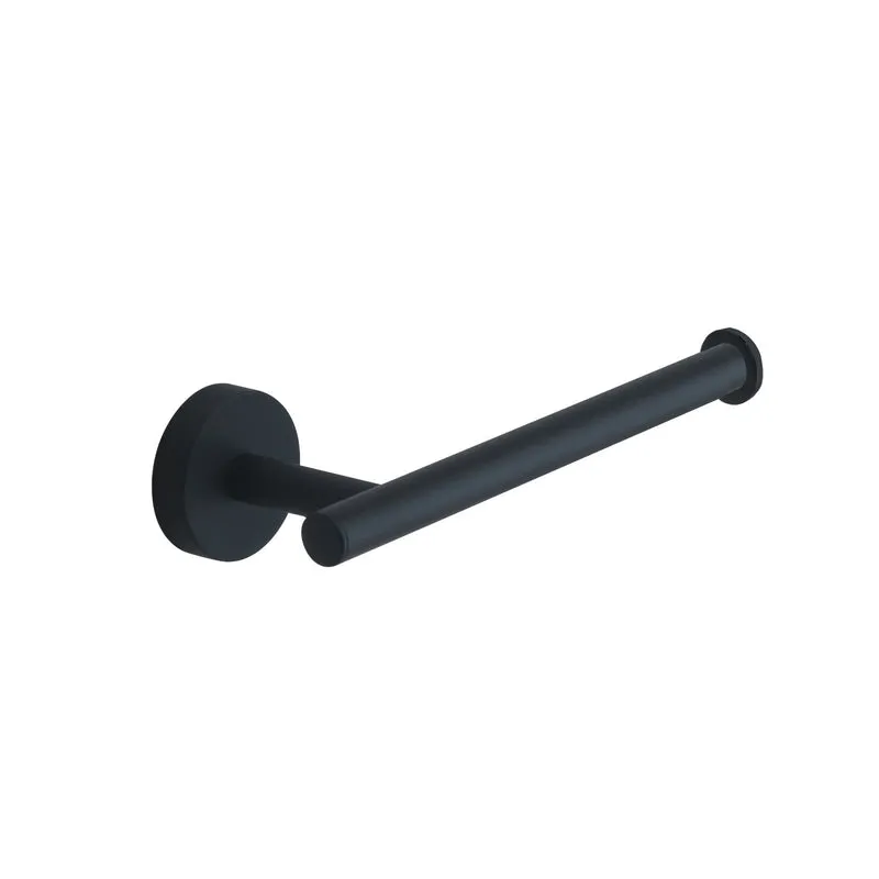Gedy Eros Open Toilet Roll Holder - Matt Black