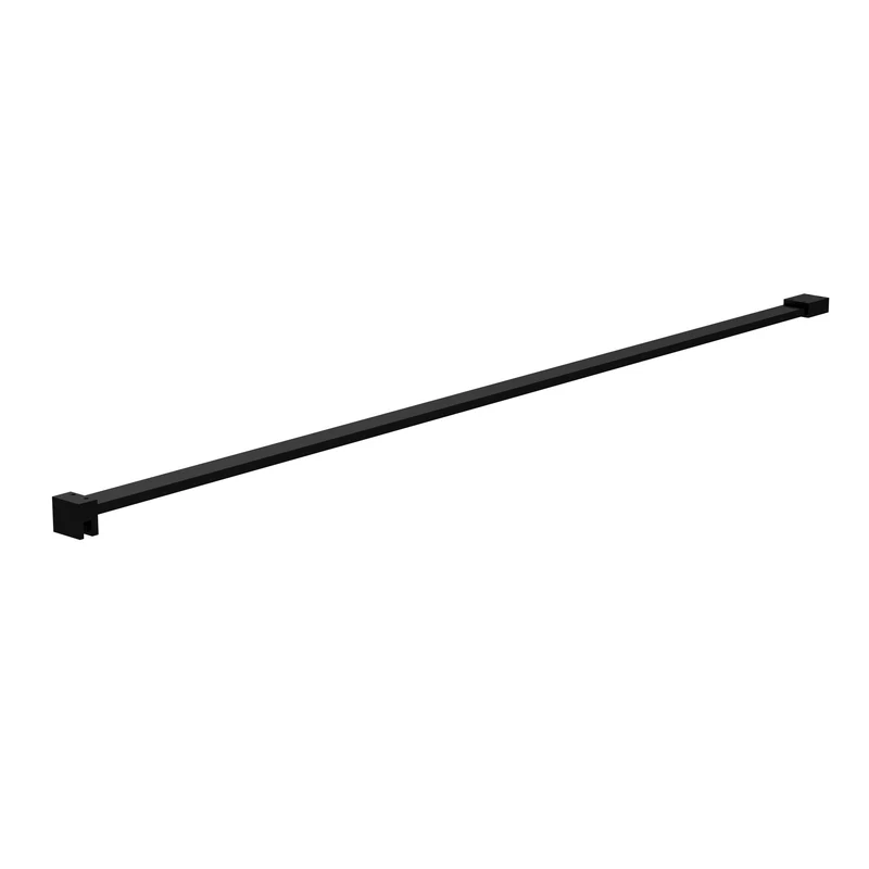 Wetroom Flat Support Bar - Black