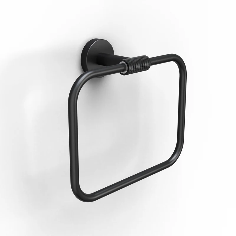 Origins Living Turner Towel Ring - Matt Black