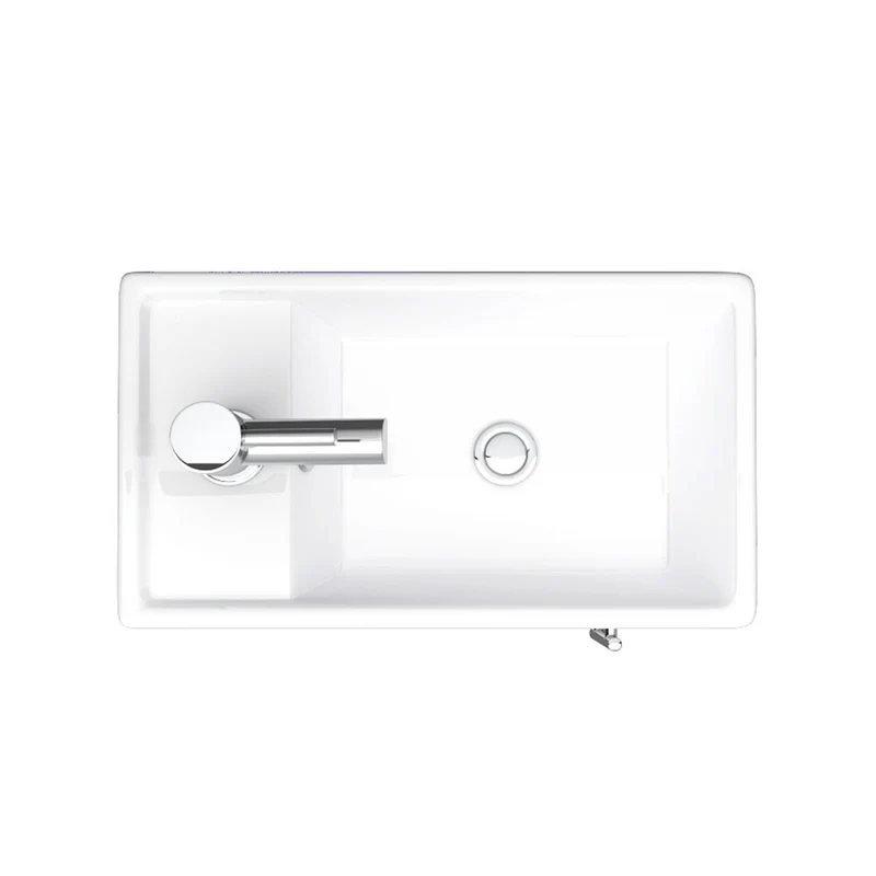 Jenson 400 x 222mm Wall Hung Cloakroom Vanity Unit & Ceramic Basin - Gloss Grey