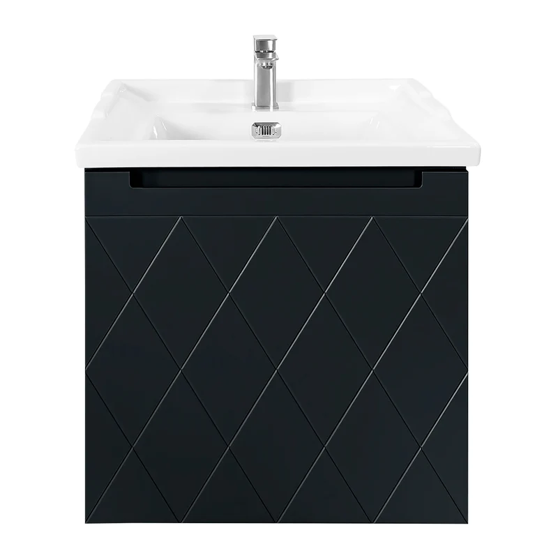 Josef Martin Sophie 600mm Harlequin Vanity Unit & Traditional Basin - Ember