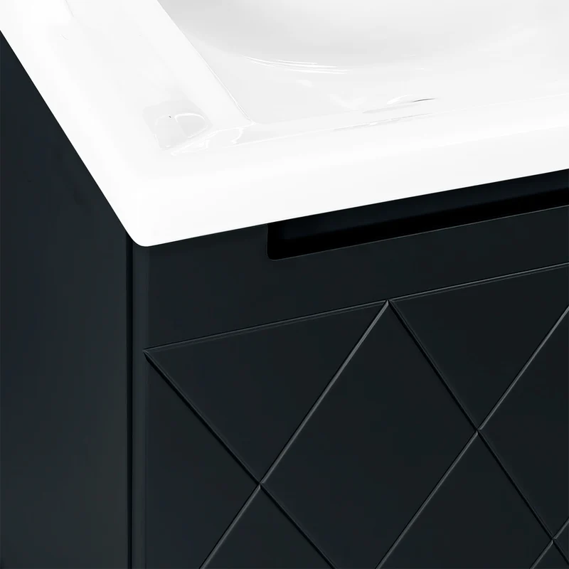 Josef Martin Sophie 600mm Harlequin Vanity Unit & Traditional Basin - Ember