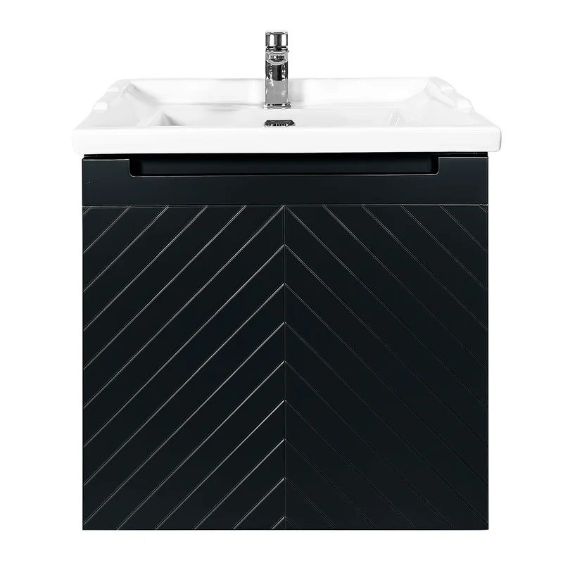 Josef Martin Sophie 600mm Chevron Vanity Unit & Traditional Basin - Ember