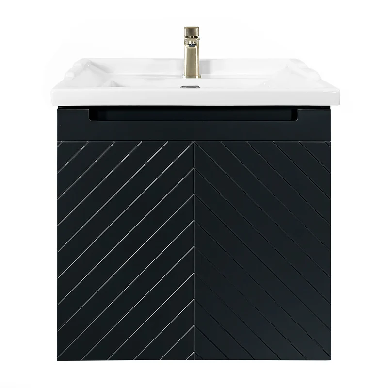 Josef Martin Sophie 600mm Chevron Vanity Unit & Traditional Basin - Ember