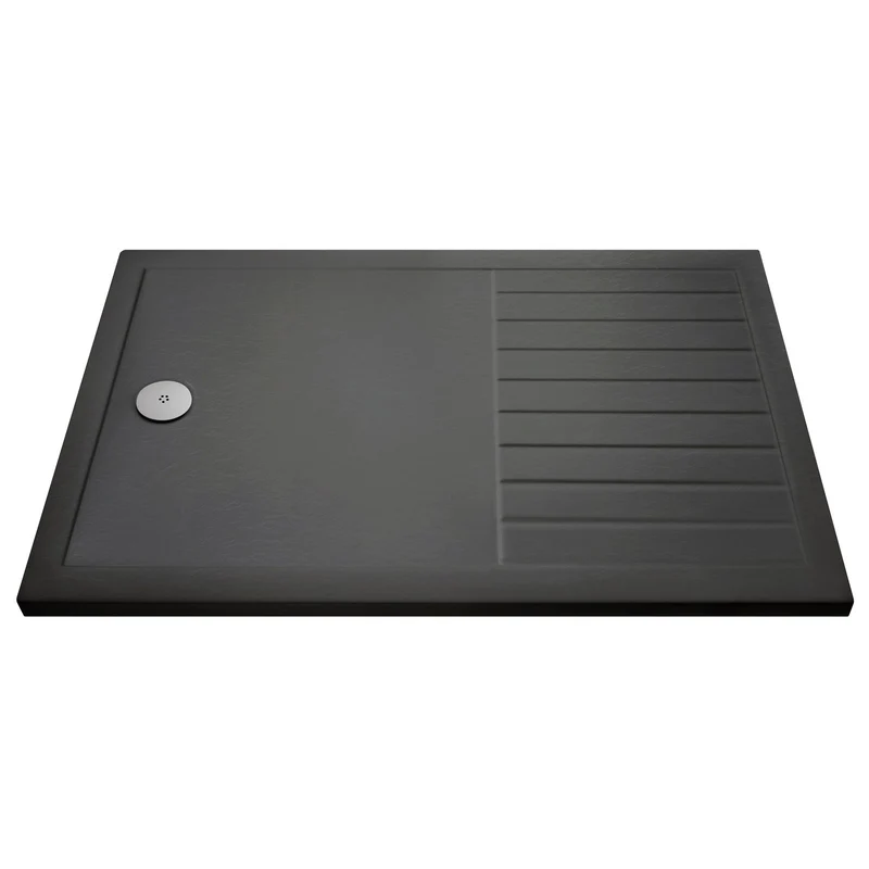 Nuie Slate Grey Rectangular Walk In Shower Tray
