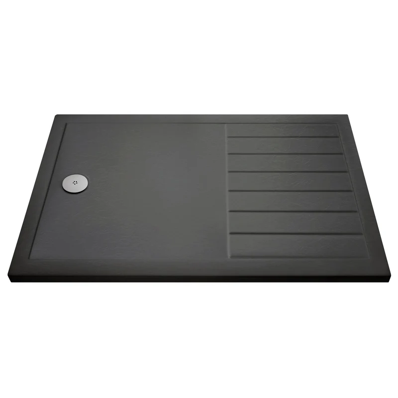 Nuie Slate Grey Rectangular Walk In Shower Tray