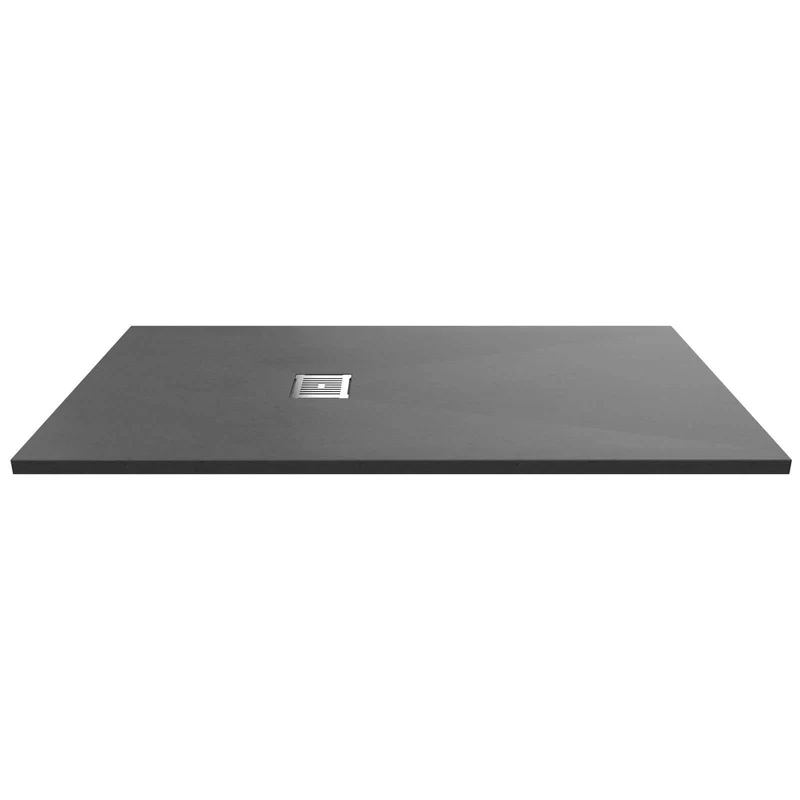 Nuie Slimline Grey Slate Rectangular Shower Tray