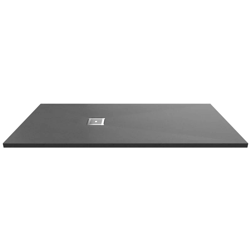 Nuie Slimline Grey Slate Rectangular Shower Tray