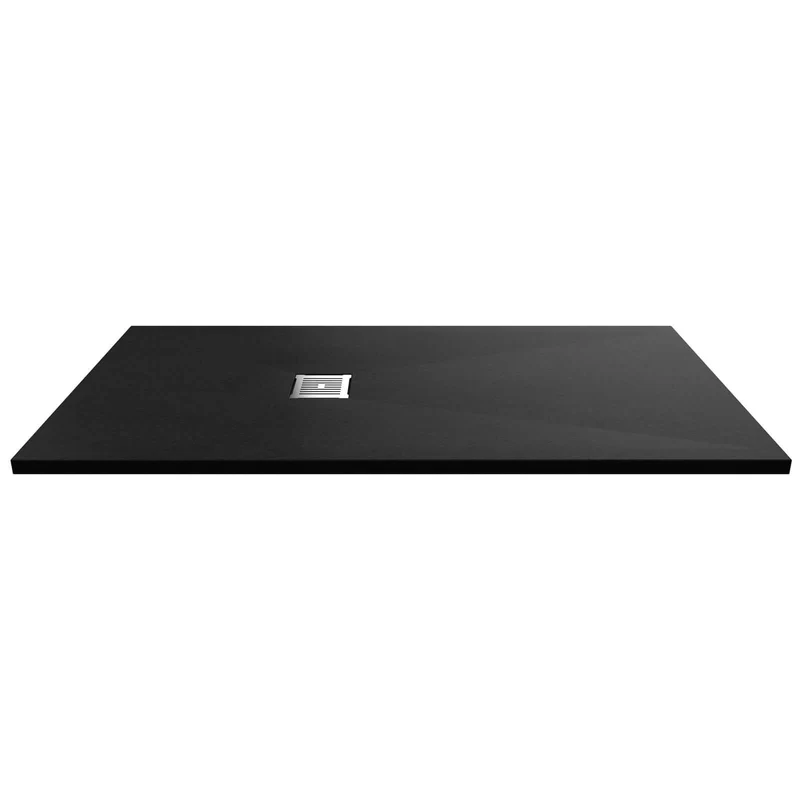 Nuie Slimline Black Slate Rectangular Shower Tray